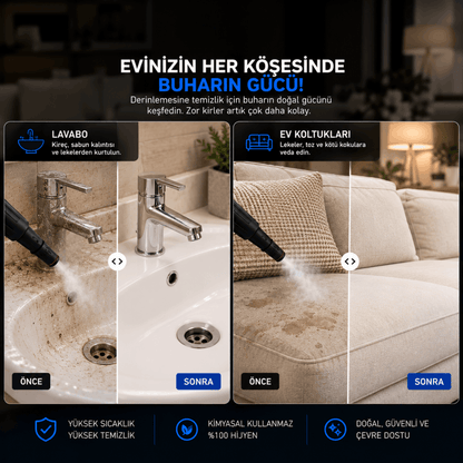 Buharlı Detaylı Temizlik